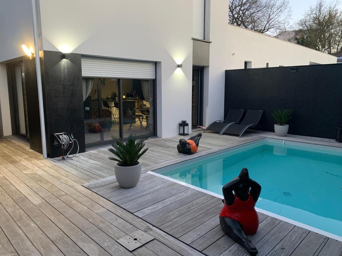 Villa La Dolce Moderne Avec Piscine Chauffée à Caudéran Bordeaux