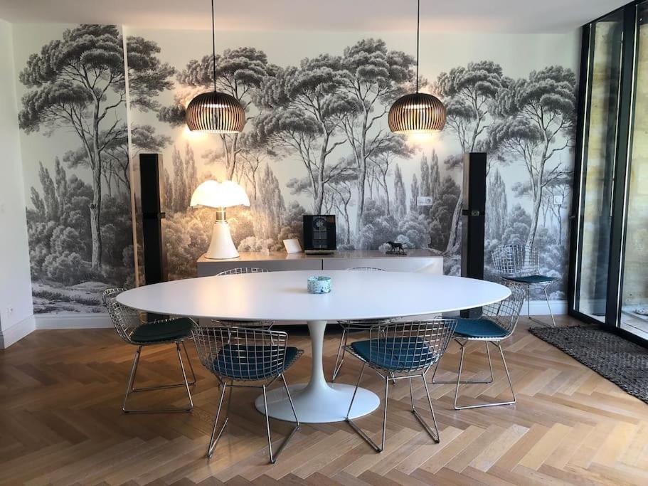 Maison Familiale Chartrons 250m2 Jardin + Piscine Ferienhaus Bordeaux