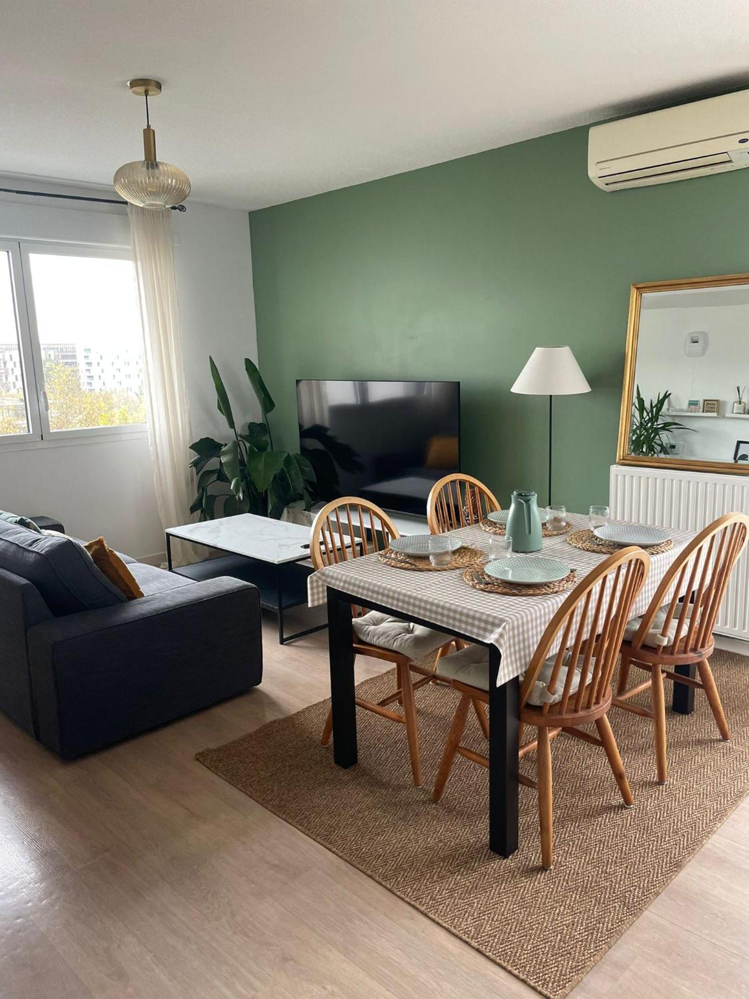 Apartment 3 Chambres, Terrasse, Parking, Clim' Bordeaux