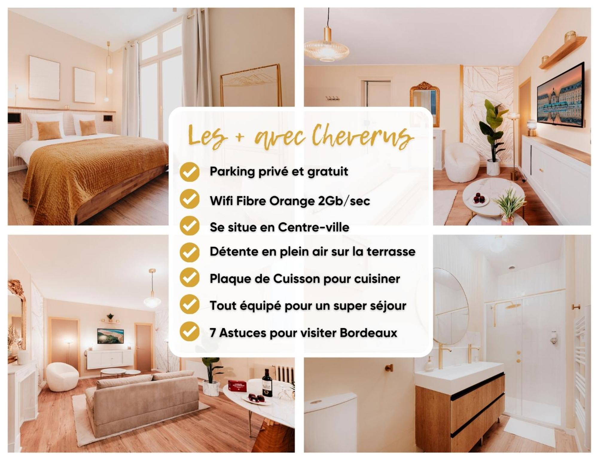 Free Parking - Self Checkin - Wifi - Balcony - Le Cheverus - Superbordeaux *