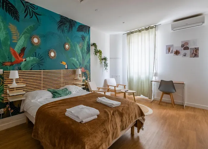 Le Jungle: Grand Studio Renove, Climatise, Proche De La Gare