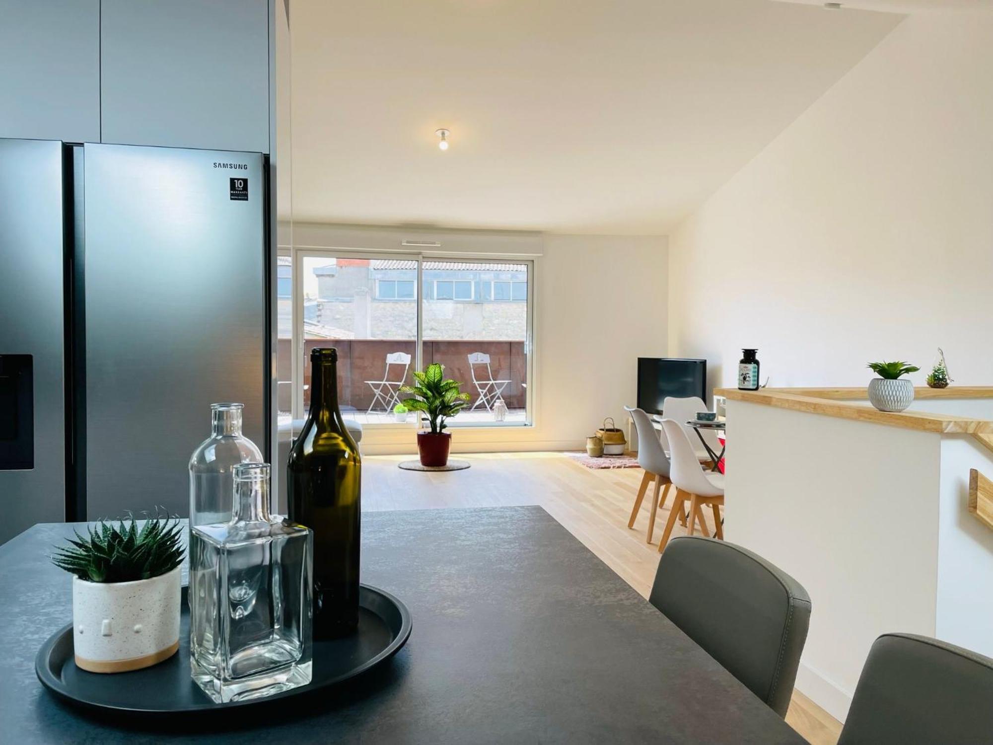 Splendide Duplex Saint-michel - Terrasse & Garage - 4,91 Sur 5 Avec 90 Avis Apartment Bordeaux